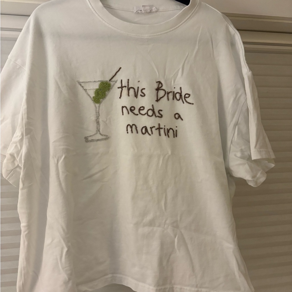 This Bride Needs a Martini Beaded Top